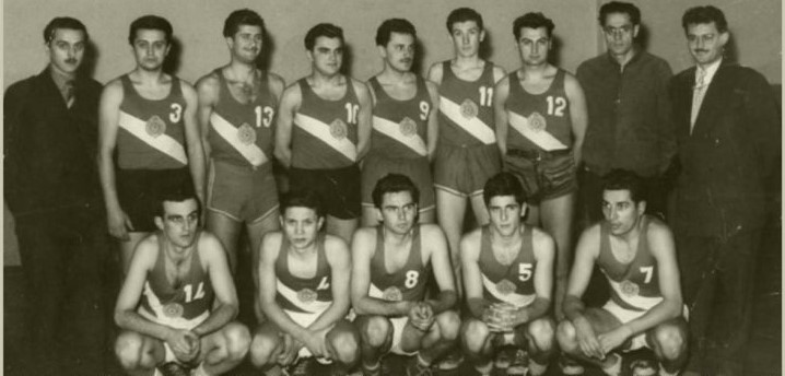 Ekipa KK Partizan iz 1957.